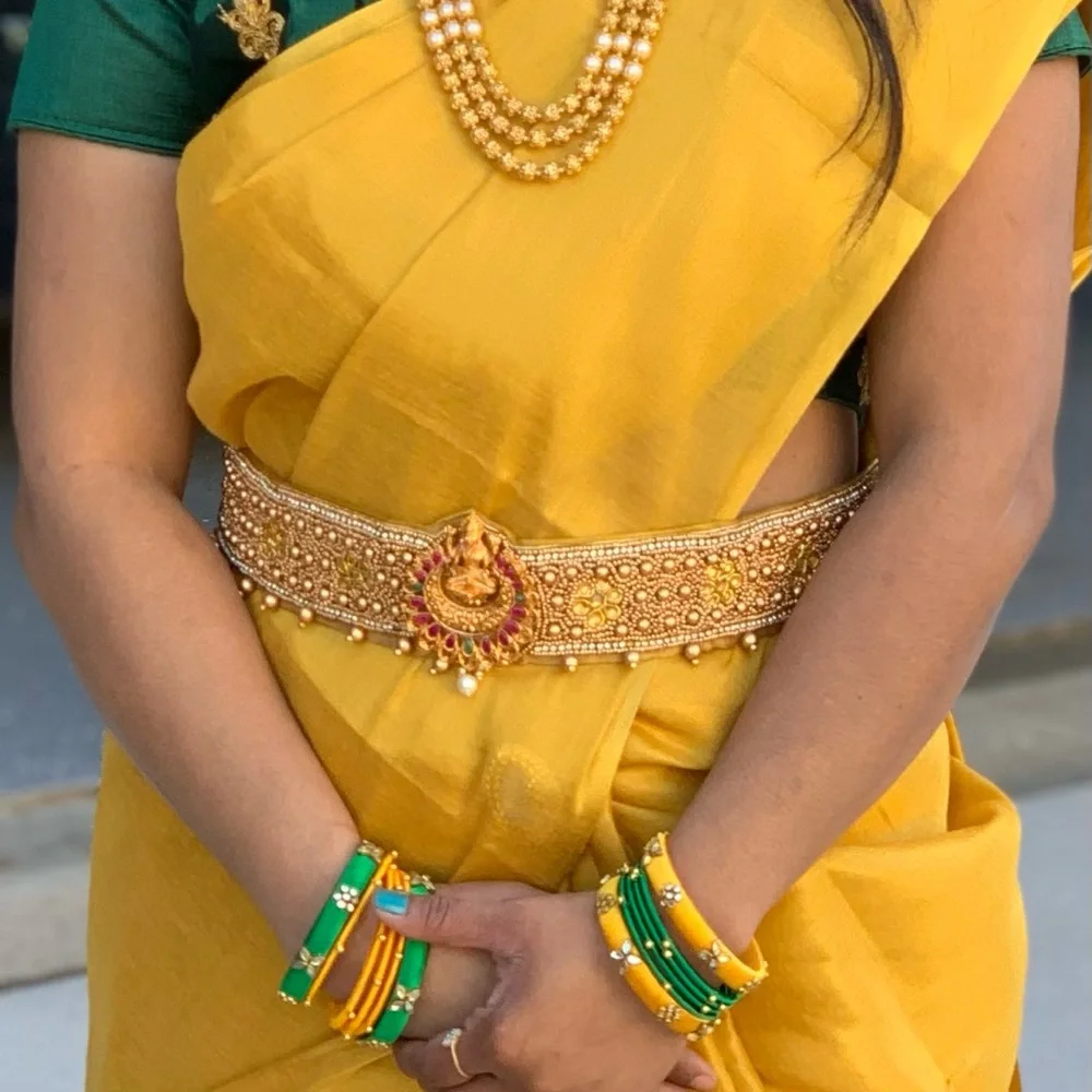Womens Indian cloth hip belt